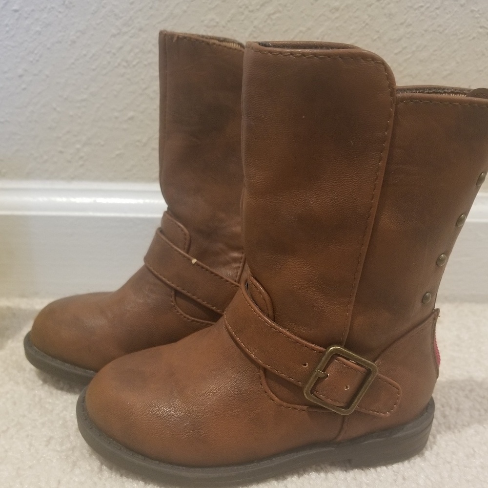 girls Cherokee size 7 brown boots